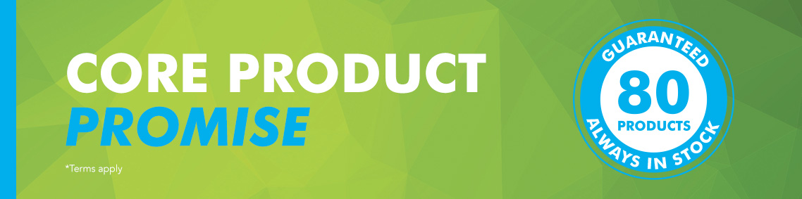 Core 80 Product Promise Banner